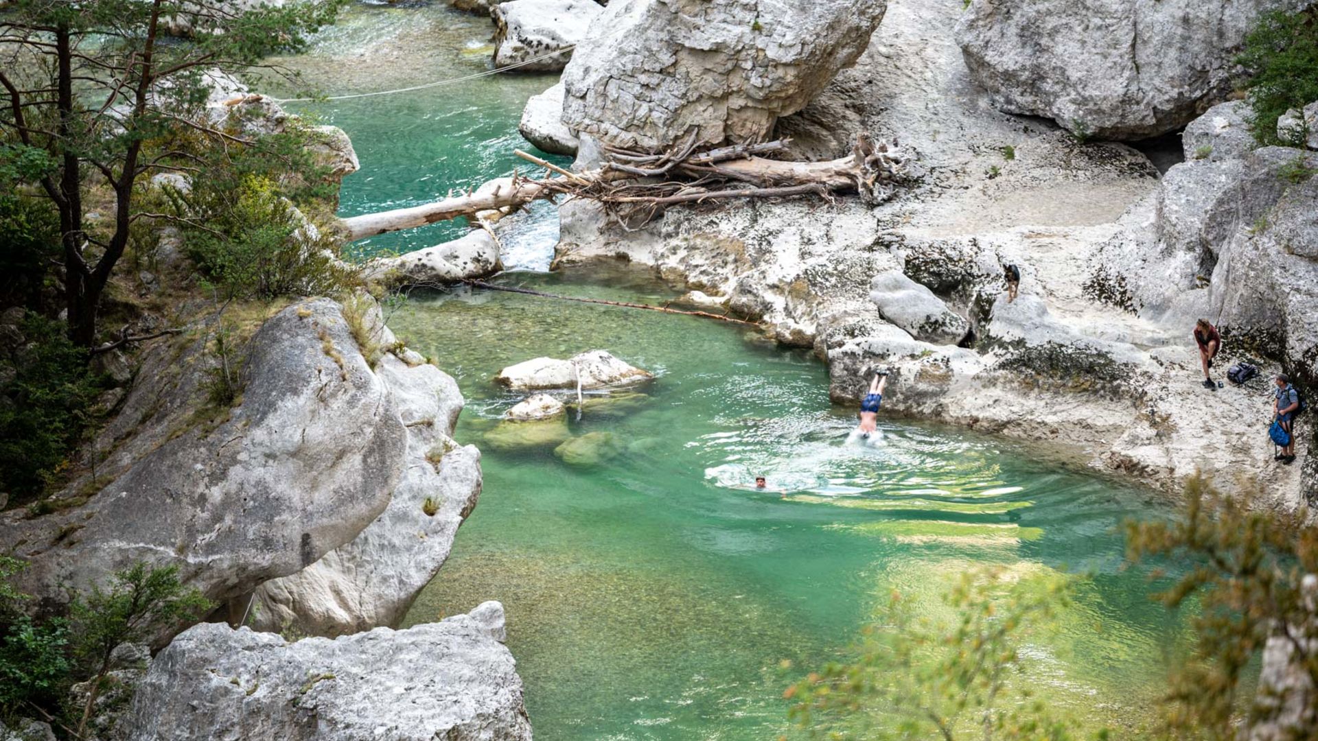 Camping dans le Verdon, la randonnée