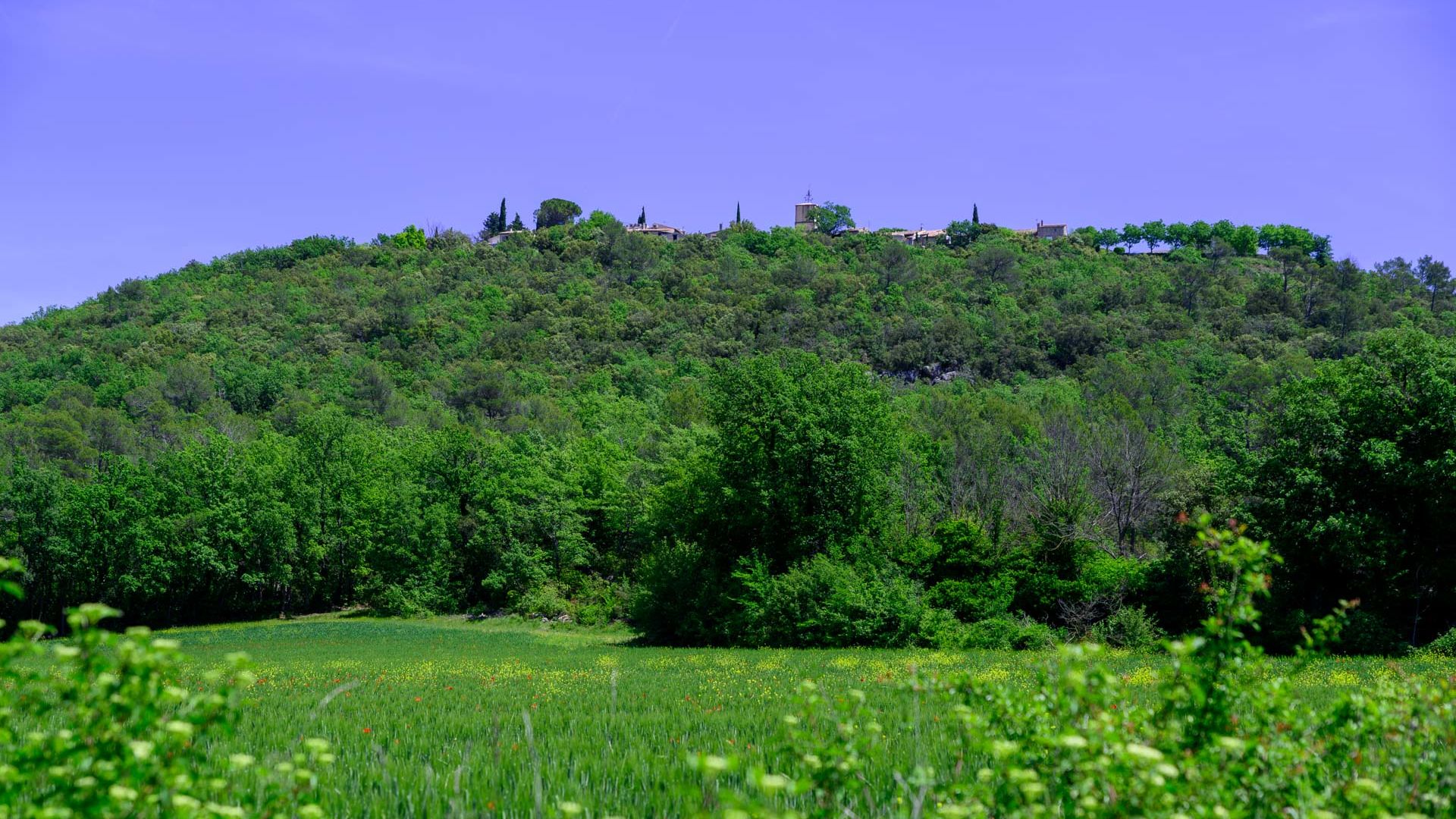 Le village de Fox-Amphoux dans le Var