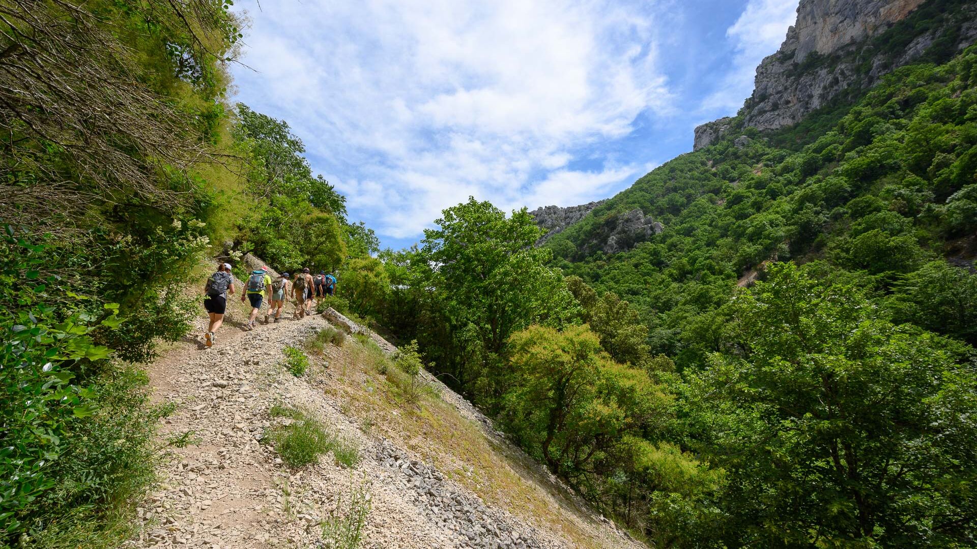 la randonnée dans les gorges du verdon