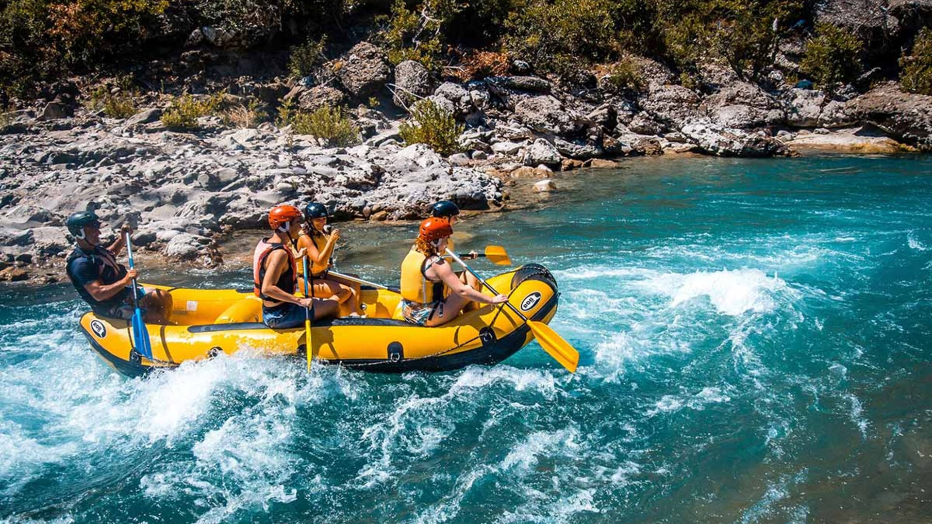 Rafting dans le Verdon