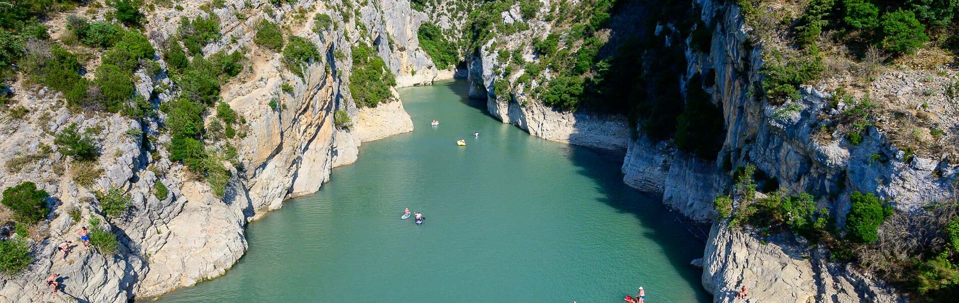 pédalo dans les gorges du verdon