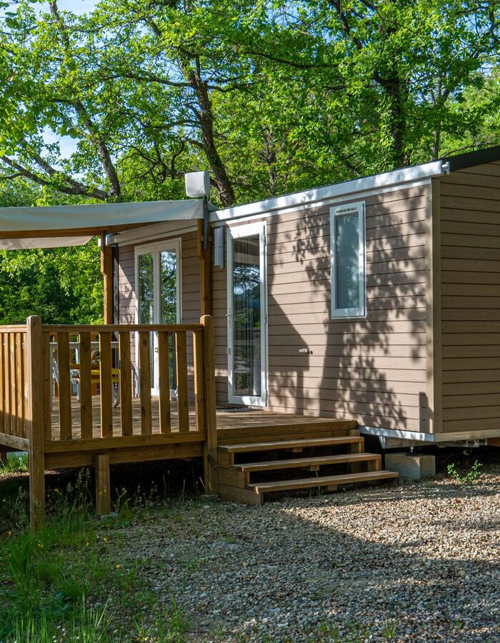 Mobil-home Confort 3 chambres - Camping dans le Verdon - Le Clos de Barbey à Bauduen