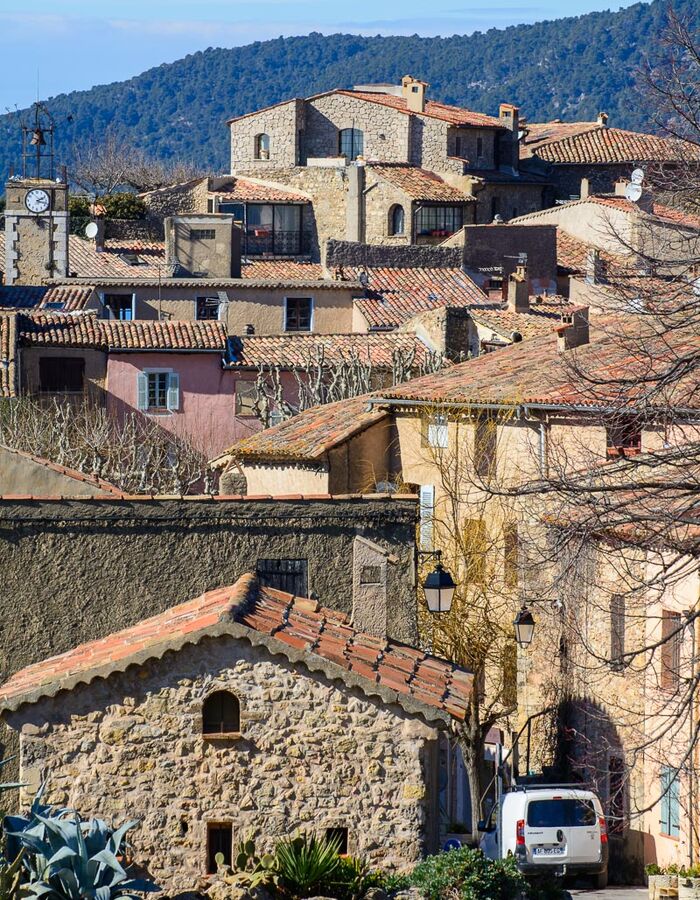 la village de Tourtour dans le Var