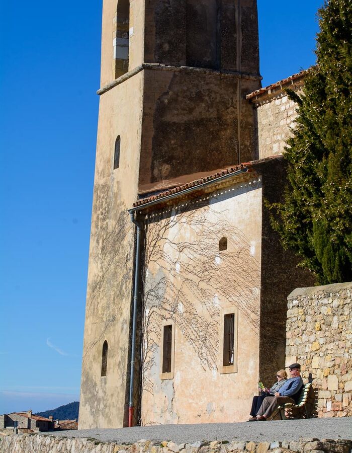 la village de Tourtour dans le Var