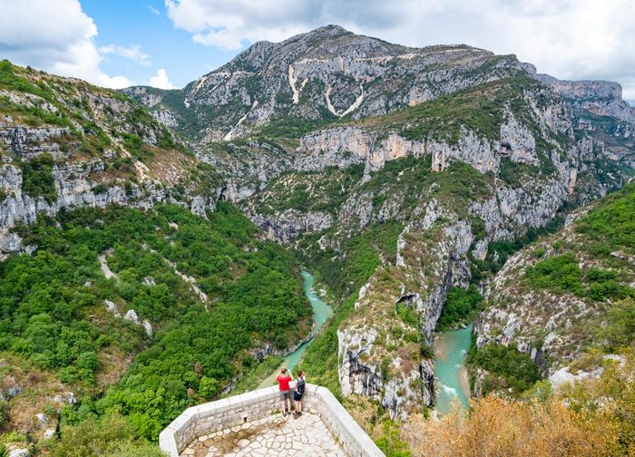 Camping dans le Verdon, la mescla