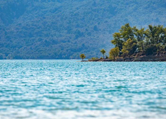 Camping dans le Verdon, le lac de Sainte-Croix