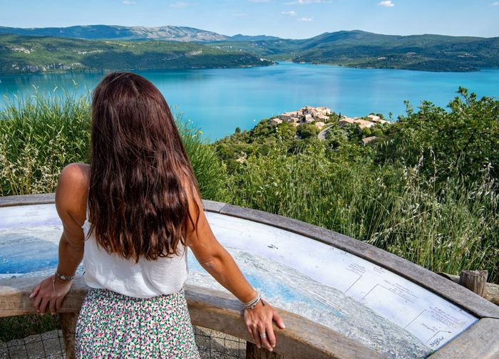 Camping dans le Verdon, le lac de Sainte-Croix
