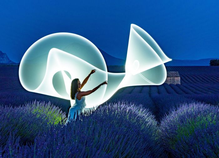 Camping dans le Verdon, la lavande