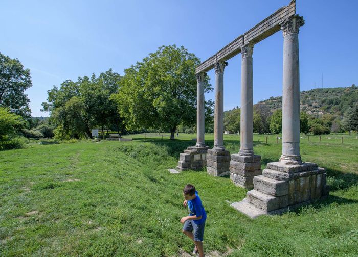 Camping Verdon - Les colonnes romaines à Riez
