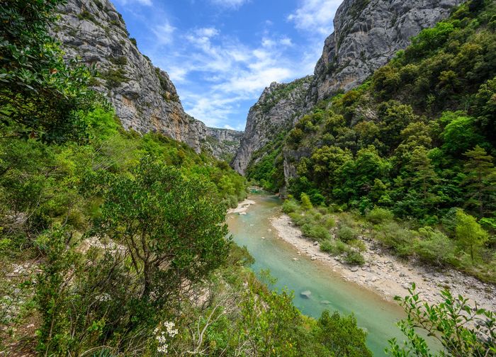le sentier Blanc-Martel dans les Gorges du Verdon