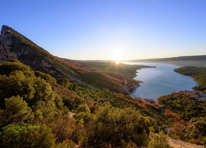Le Verdon au lac de Sainte-Croix