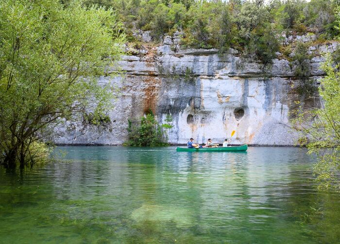 Canoë dans le Verdon