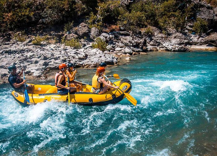Rafting dans le Verdon